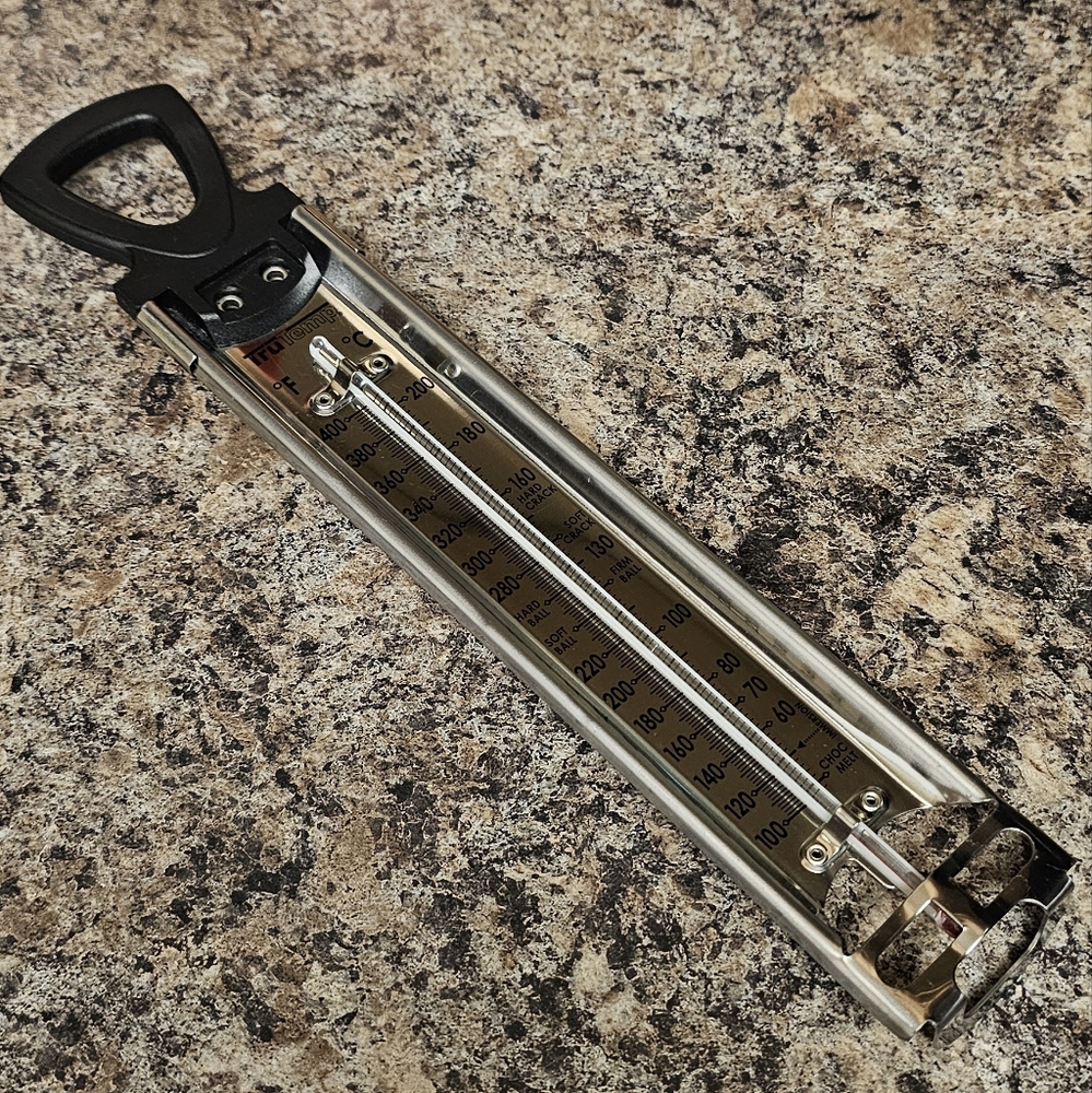 Stainless Steel Dual Temp Cooking Thermometer Candy Deep Fry Cooking Utensil